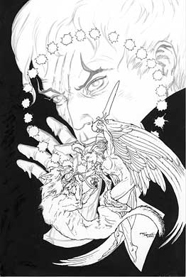 Lucifer #54 LIne Art