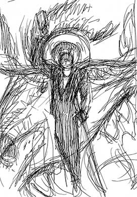 Lucifer #65 Sketch 3