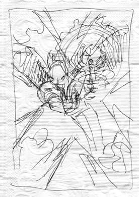 Lucifer #69 Sketch 1